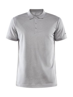 Craft Sport-Polo Core Unify (funktionelles Recyclingpolyester) grau meliert Herren